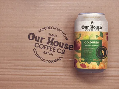 Our House Can branding can can design coffee cold brew coldbrew product product design