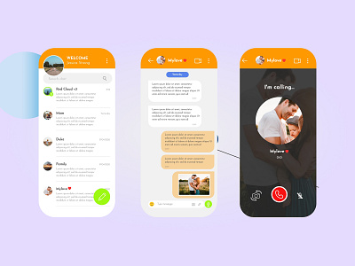 13 Ui challenge - Chat adobexd app chat chat app chat bot daily 100 challenge dailyuichallenge design flat materialdesign mobile mobile app design type user interface design web