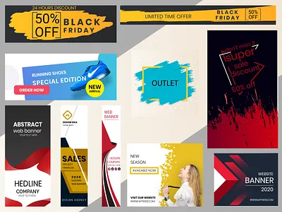 GOOGLE WEB BANNER ADS best web banner design brand brand identity branding branding design corporate web concept corporate webbanner graphicdesign web design web logo webbanner