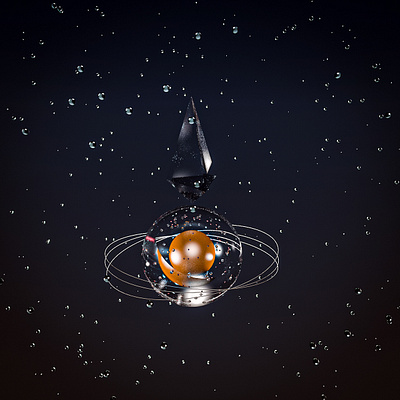 space abstract 3d in cinema 4d 3d 3d art 3d artist abstract abstract art abstraction adobe adobe photoshop cinema 4d cinema4d fantastic glass logo maxon render space spaceship stars texture visual