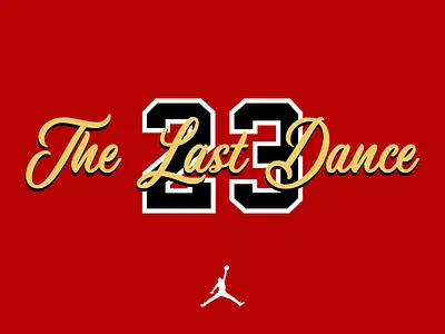The Last Dance. 30for30 basketball chicago bulls design espn goat jordan brand jumpman logo michael jordan nba nike typogaphy vector