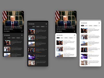 News Feed App app design concept design mobile app mobile app design mobile ui news feed newsfeed