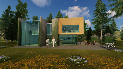 Landscape environment architectural visual design project 3d 3d animation architecture autocad autodesk corona coronarender coronavirus design of culture interior rendering urban urban archiviz architecture