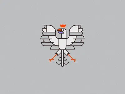 Coat of arms #6 art character coat of arms coatofarms crown design eagle heraldic icon logo poland polska print vector