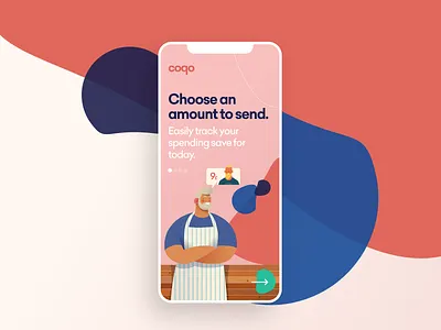 Pay App app color design illustration iphone landing logo ui ux