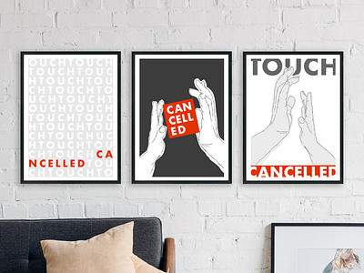 Touch (Blank Poster weekly challenge) affinitydesigner alkoreiel blank poster canceled cancelled challenge design digital isio rizado poster touch typography weekly challenge