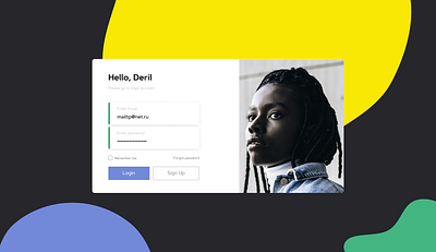 Login Window colorfull colors design figma girls login login page page site ui uiux