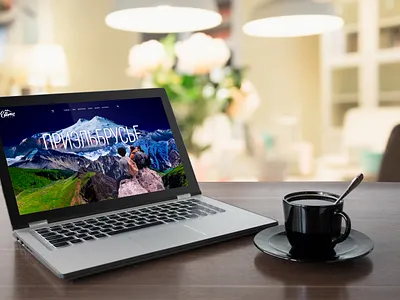 Elbrus Tourism Website design mountains tourism ui ux web горы туризм