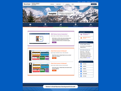 Insights Blog Design - Parent Company bazamiyat blog blog design design designinspiration ui uiux user interface user interface design ux ux design uxdesign web design webdesign website website design