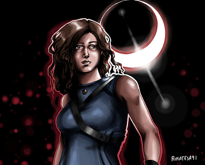 Lara Croft archaeology art digital digitalart games lara croft portrait square enix tomb raider videoart videogames