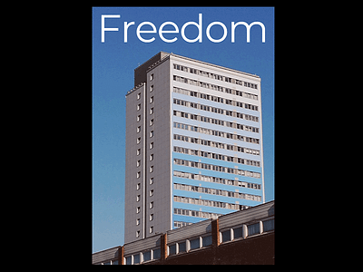 DAY 43. design freedom graphic design graphic designer london poster poster design stayathome typography united kingdom