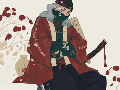 八方 branding illustration