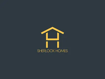 Sherlock Homes Construction Company branding branding design branding designer concept design conceptual construction company construction logo daily logo challenge daily logo design flat design home homes logo logo a day logo concept logotipo logotype logotypedesign sherlock sherlock holmes