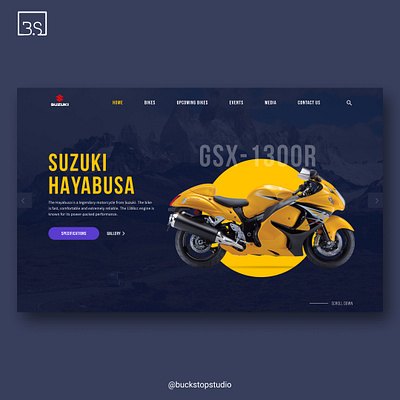 Suzuki Homepage Concept app art branding design illustration logo minimal ui ux website