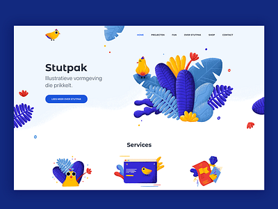 New site design bird birds branding branding design character design idenity identity design illustration procreate services tropical website website design