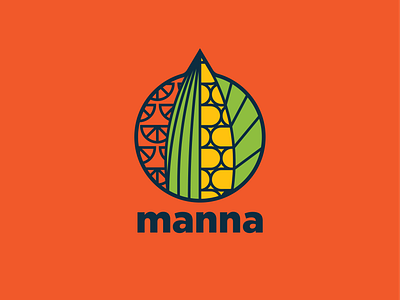 Manna logo for sale 2019 agricultural branding christian corn farm fruits ldk le dang khoa leaf manna orange organic food organics proposal saigon vietnam