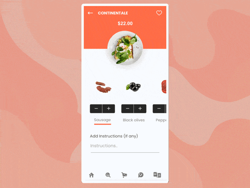 A Table Reservation and Food Ordering App animation food app food order food ordering app goprotoz goprotozdesign interaction interaction design pre order restaurant restaurant app simple menu table reservation app ui ux