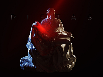 Pietas 3d coronavirus fstorm lungs michelangelo photoshop pietà render still life virus