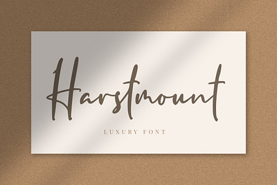 Harstmount // Luxury Signature Font branding font for logos instagram font invitation logo love lovely modern font sweet wedding