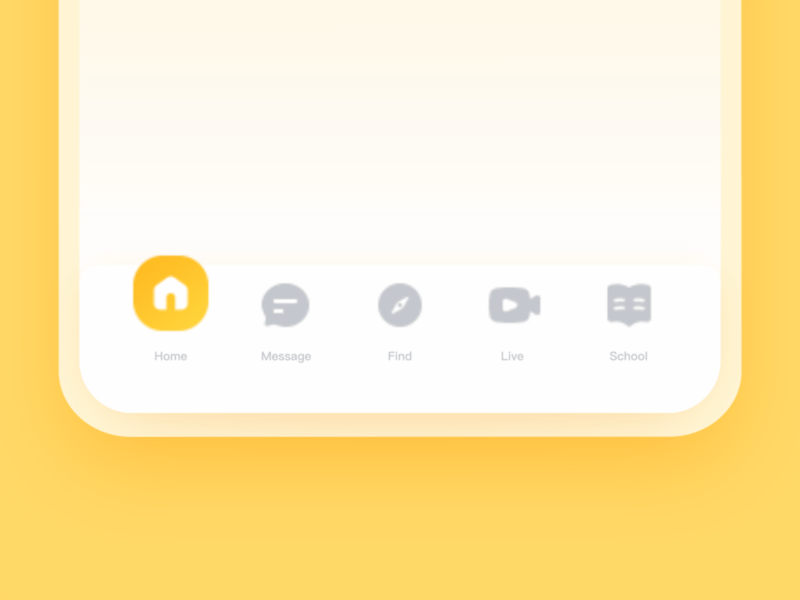 Tabbar Animation animation app design motion tabbar tabs ui ux