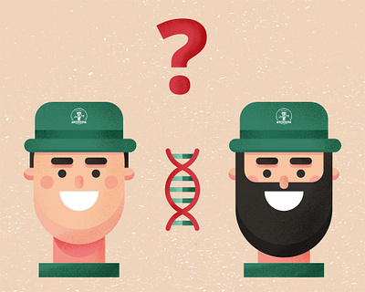 Beard | Vector Illustration art beard branding character design design digital art digital illustration dna grain texture icon illustration illustrator infographic man minimal shave social media design vector