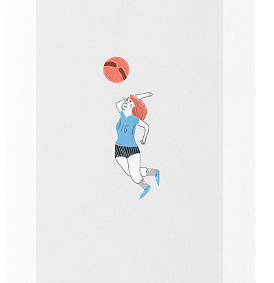 Playing Volleyball activity art character charcter design design digital painting digitalart dribbble dribble illustration photoshop quarantine sport sports volleyball