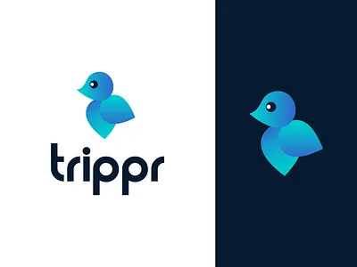 trippr app bird branding city guide design fly free high holiday illustration logo mobile places tourism tourist travel app trip typography ui design world