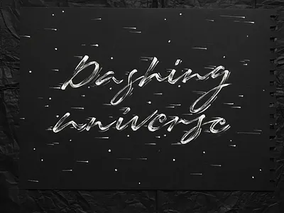 dashing universe lettering art lettering letters typography