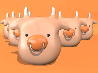 Cowpig army 3d 3ddesign c4d character characterdesign cinema4d design illustration maxon3d