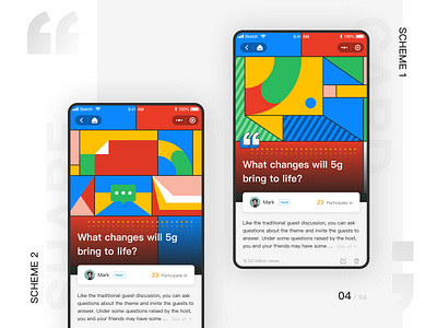 Card Style - 4 animation app color design illustration ui ux