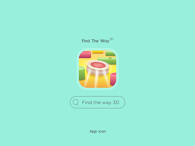 Find The Way (Visual Designs) appicon branding button color design find game icon illustration logo the ui uıdesign vector way