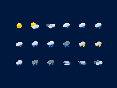 weather icon ai icon ui