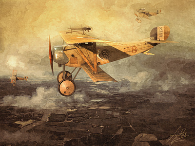 Nieuport 11 Babe airplane great war