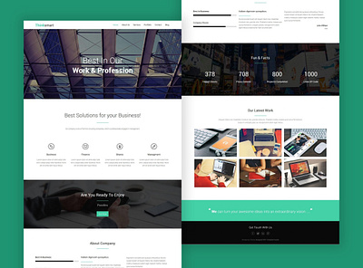 TemplateToaster Website Builder | Thinksmart WP Theme agency branding agency website company design finance finances templatetoaster web web development website builder wordpress wordpress theme