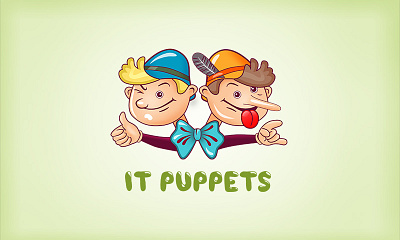 IT puppet logo design designer gamedesign icon logo ui ux