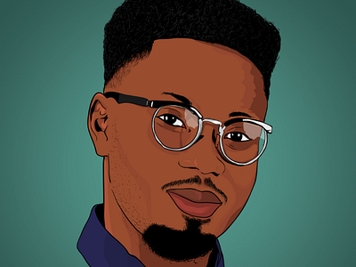 "Specs" cartoon head digital art illustration illustrator photoshop