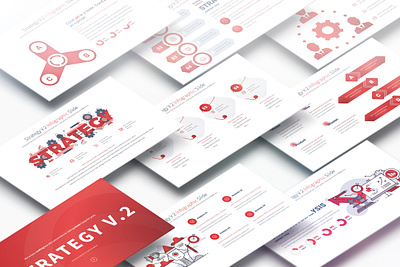 Strategy V.2 - PowerPoint Infographics Slides advertising branding business corporate creative design digitalmarketing growth infographics marketing money powerpoint startup startupbusiness strategy success technology