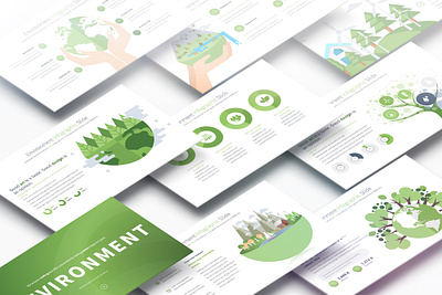 Environment - PowerPoint Infographics Slides advertising animations design different eco ecofriendly ecology environment green illustration plasticfree powerpoint presentation presentations recycle save the earth