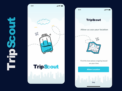 Travel App Onboarding Screens adobe xd app onboarding screens travel ui ux design ux