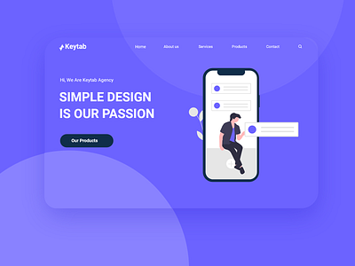 Creative Landing Page adobexd color creative dailyui dribble inspiration ui web webdesign webdesignagency webdesigner webdesigns website