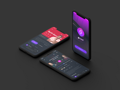 pcast App application application design brand identity branding branding design communication design graphic logo minimal ui ui ux ui design uidesign uiux user user experience user interface user interface design userinterface