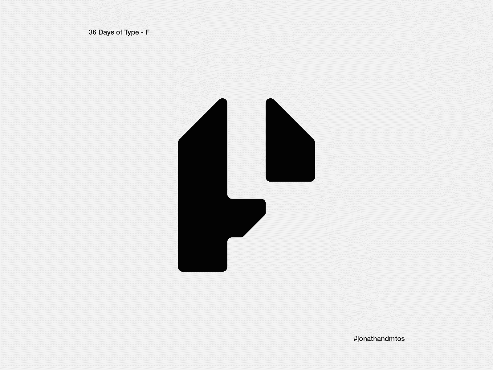 F - 36Daysoftype branding concept design designer f letter f logo graphic icon logo minimal simple design typography vector