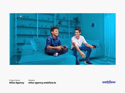 Nitta Agency Webflow Preview cms designer html landingpage mobile app mobile app design ui uidesign uiux userexperience userinterface ux web development webdesign webflow website website design