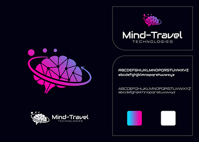 MInd Travel logo branding design icon logo minimal vector