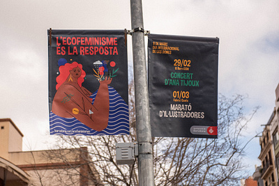 Barcelona City Council 8M Campaign campaign digital digital illustration illustration photoshop posters procreate