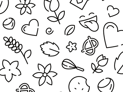 Icons collages icon icons set