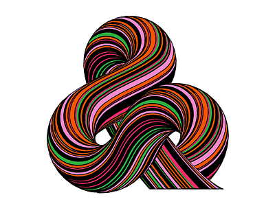 Ampersand “&” - 36days of type - #36daysoftype - 2020 36days 36daysoftype 36daysoftype07 ampersand ampersandtogether calligraphy custom type free font illustration letter lettering modular op art opart optical art sergi delgado typography