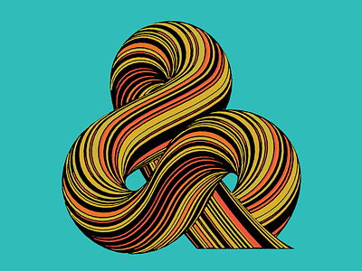 Ampersand “&” - 36days of type - #36daysoftype - 2020 36days 36daysoftype 36daysoftype07 ampersand ampersandtogether calligraphy custom type free font illustration letter lettering modular op art opart optical art sergi delgado typography