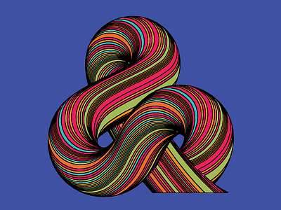 Ampersand “&” - 36days of type - #36daysoftype - 2020 36days 36daysoftype 36daysoftype07 ampersand ampersandtogether calligraphy custom type free font illustration letter lettering modular op art opart optical art sergi delgado typography