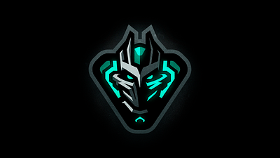 Robot Mascot Logo black branding design e sports future illustration logo mascot mascot logo neon robot vector white